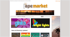 Desktop Screenshot of market.ape-apps.com